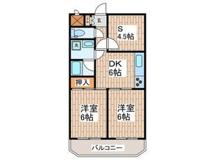 かわばた梨花マンションの物件間取画像